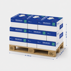 PERLENCOPY Papier d'impression recyclé A4 80g/m², blanc CIE 55, palette de 40 boîtes, 100 000 feuilles